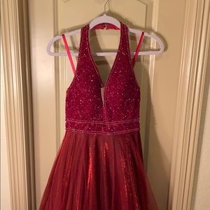 Red prom dress